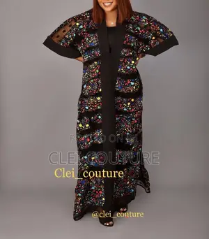 Classic Ankara Kimono Dress