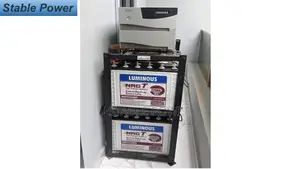 Luminous 4kva/48v Inverter 4 X 12V 220AH Battery