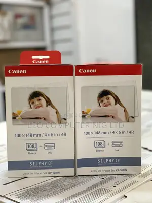 Canon Selphy Cp1000 108sheets of Paper + Ink