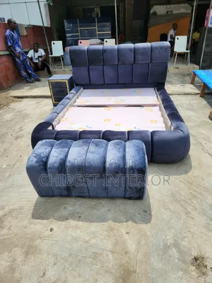 Quality 5by6 Padded Bed Frame With Bed Side and Footrest