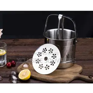 Party 304 Stainless Steel Portable Ice Bucket With Picker