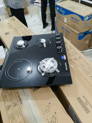 Powerful Burners Polystar 3+1 Electric Gas Hob