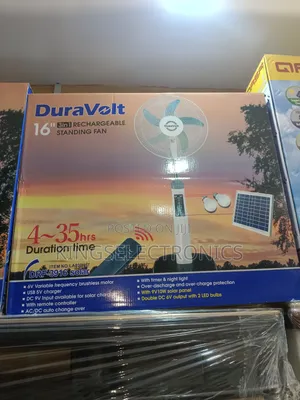 Duravolt 3in1 Rechargeable Fan 16"