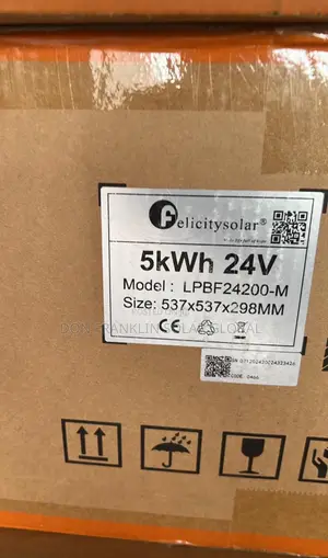 5kwh 24V Felicity Lithium Battery With 200ah