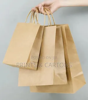 Crafted Brown Paper Bag for Food Packaging