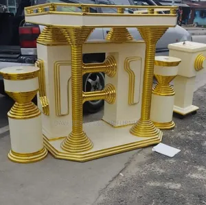 Classic Pulpit With Flowers Pot