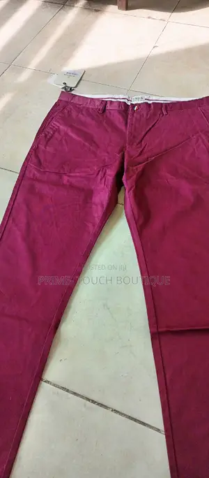 Italian Men Designer Chinos Trousers
