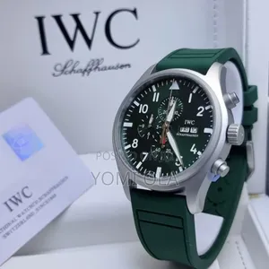 IWC Chronograph Green Dial Watch