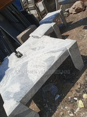 Marble/Granite Top Center Table and Side Stools
