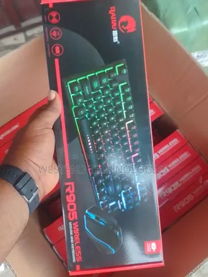 RGB Rechargeable Wireless Gaming Keyboard and Mouse Combo