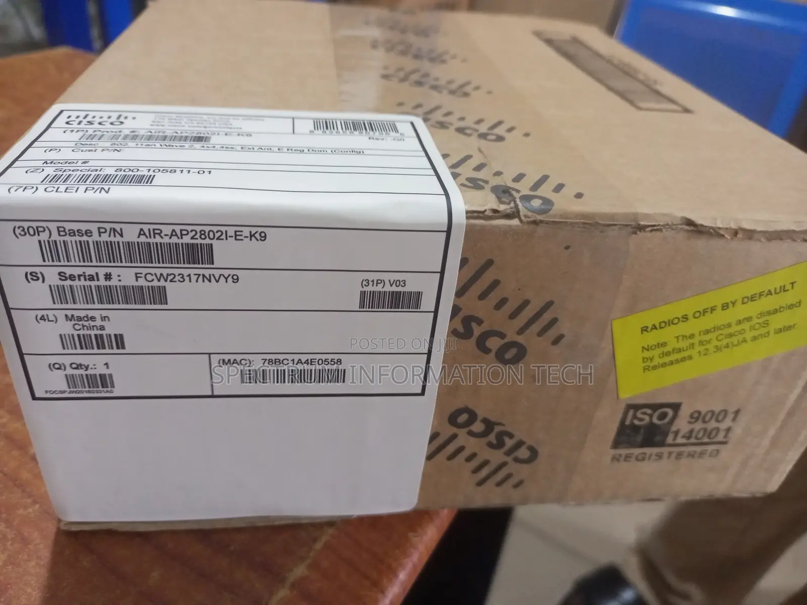 Cisco Air-Ap2802i-E- Wireless Access Point