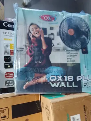 OX 18 Inches Noiseless Wall Fan (Non - Rechargeable)