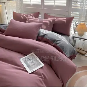 Plain Pure Cotton Bedding Set