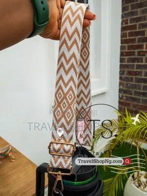 Gold Accented Shoulder Straps | Stylish for Travel Bags