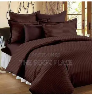 Chocolate Stripe Cotton Bedsheets