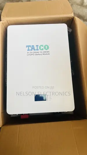 Taico 10kwh Lithium Ion Batteries 51.2v With 5year Warranty