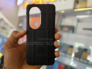 Huawei P50 Pro Rugged Shield Case -Black