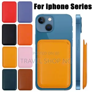 Stylish Magsafe Leather Wallet Card Holder For iPhone 12-15