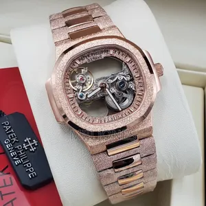 Patek Philippe Frosted Skeleton Dial Watch