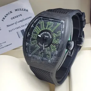 FRANCK Muller Men Leather Watch With Luminous Head