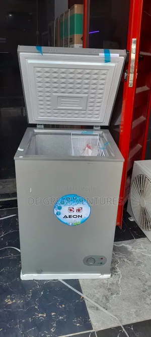 Brand New Aeon 150L Chest Freezer>>External>>Silver Colour>>