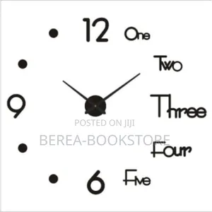 3D Wall Clock 40cm