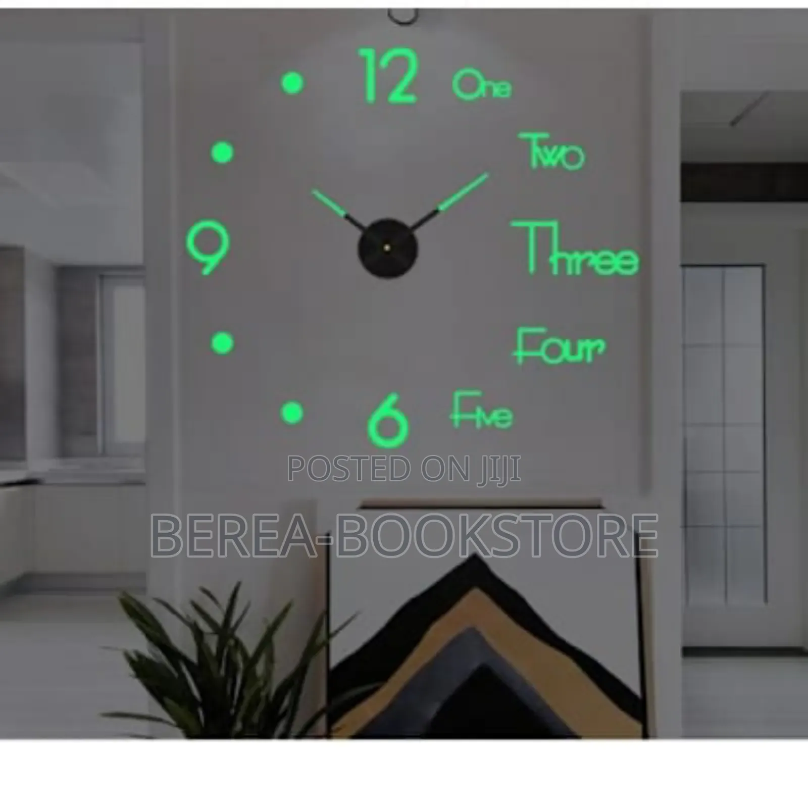 3D Wall Clock 40cm