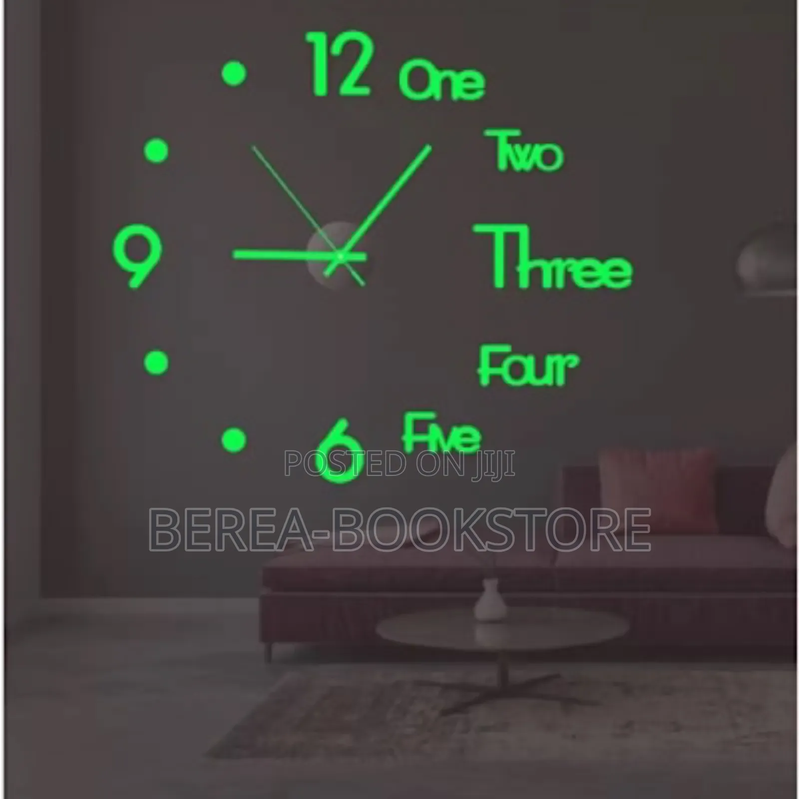 3D Wall Clock 40cm
