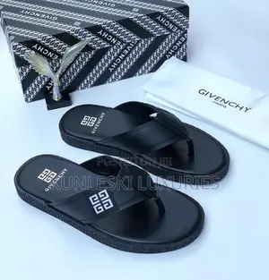 Original Givenchy Men Leather Slippers