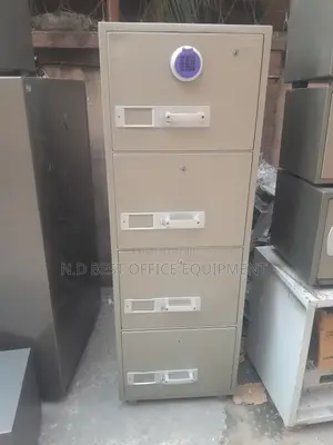 Four Drawings Fireproof Safe Cabinets Digital