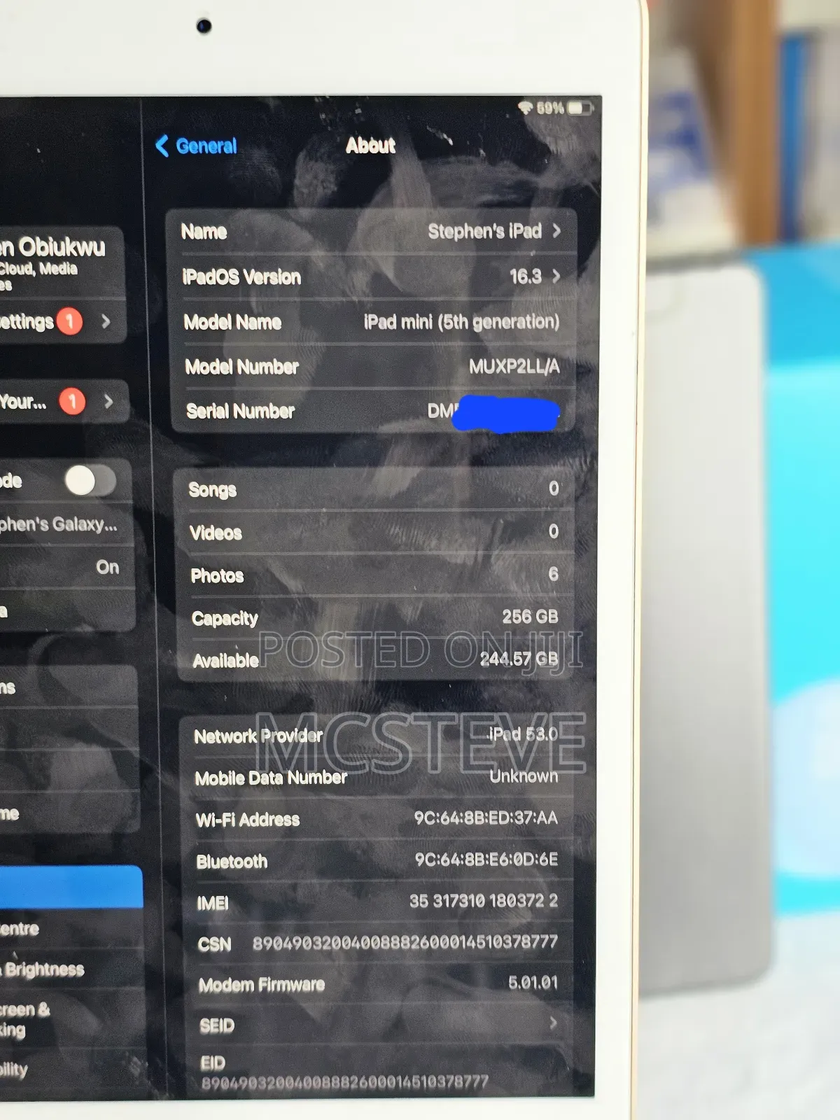 Apple iPad mini 5 256 GB Gray
