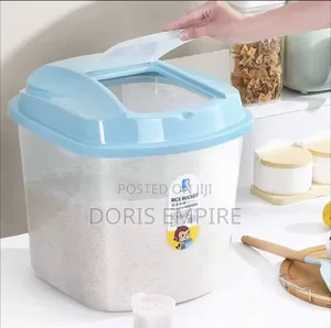 Qaulity 30kg Airtight Rice Container With Measuring Cup