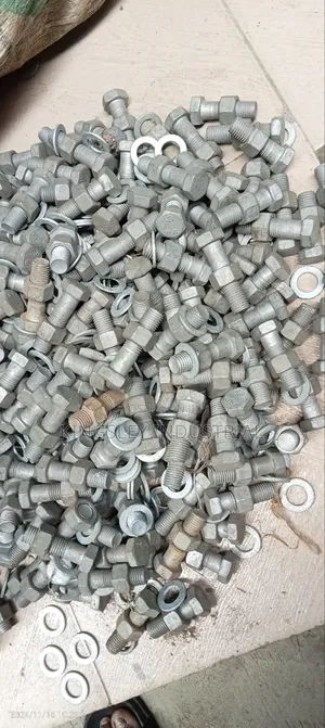 Bolt and Nut 16mm by 50mm