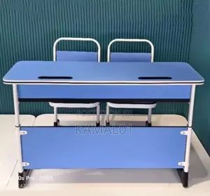 High Quality Student Double Chair and Long Table for Two