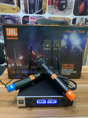 JBL Vm-150 2handle Digital Wireless Mic 300meters Range