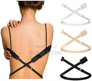 3 PCS Adjustable Low Back Bra Strap - For Comfort and Style