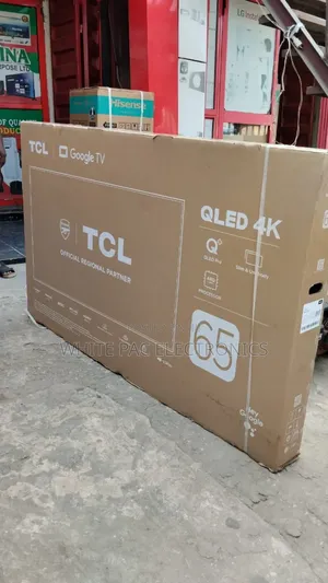 Tcl Qled 65"Inch 4k Smart Android Flameless Tv> Netflix > Youtube >