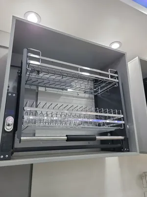 Stainless Pull Down Plate Track