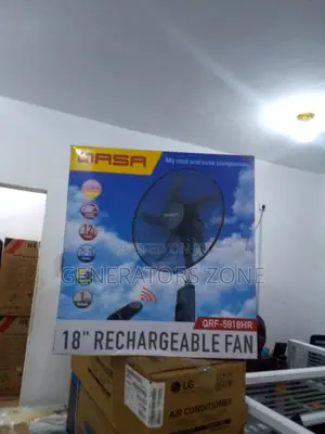 QRF-5918hr / Quiet Operation QASA 18"Inch Rechargeable Fan