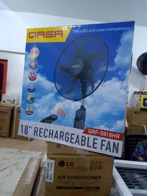 Reachargeable Fan Ideal for Sleeping/ QASA 18"Inch/QRF-5918h