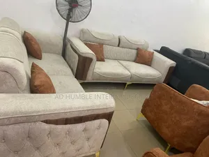 Cream 7 Sitter Sofa