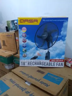 Qasa Fan Head Tilts 18" Rechargeable Fan {Qrf5918hr}