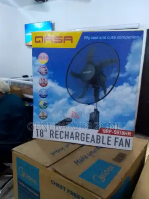 QASA Blade Design 18" Rechargeable Fan {Qrf-5918hr}