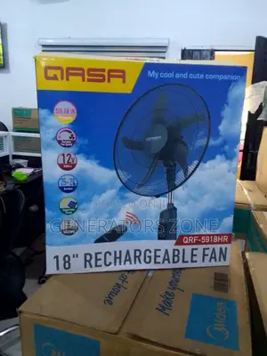 Ideal for Indoor QASA 18" Rechargeable Fan {Qrf-5917hr}