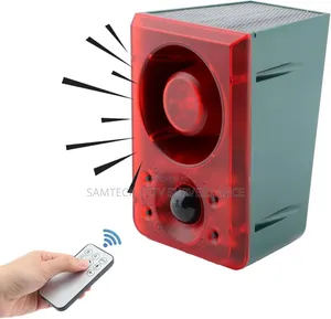 Solar Sensor Alarm Lamp For Outdoor