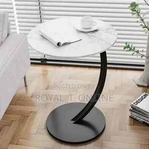 Modern Side Table in Abuja. Round C-Leg Coffee Table