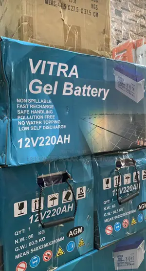220ah 12v Dry Cell Vitra Batteries Are Available in Stock