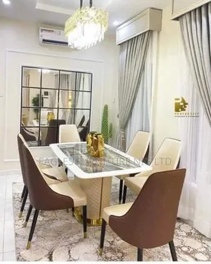 High Quality Marble Dining Table With 6 Chairs