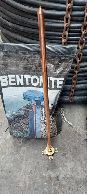Original 2ft Copper Thunder Arrestor and Betonite