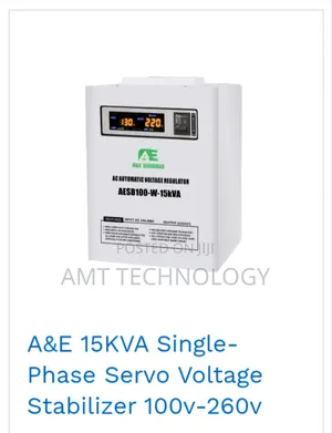 15kva a E Servo Voltage Stabilizer 100v-260v